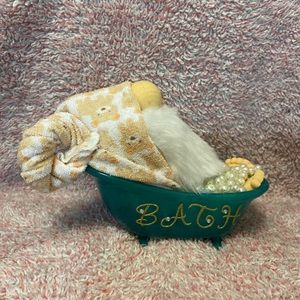 Gnome bathtime decor handmade